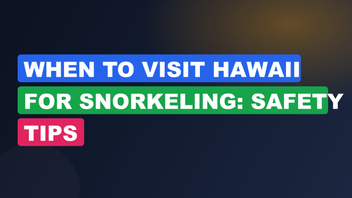 When to Visit Hawaii for Snorkeling: Safety Tips